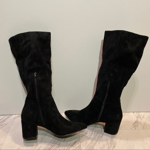 Charles Charles David Harbor Black Heeled Boot 9M - Picture 4 of 12